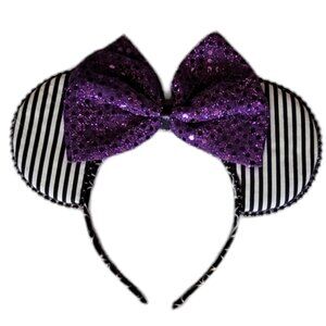 NEW Handmade Striped mouse ears.